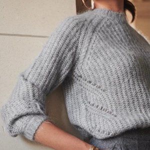 Sezane Dwee Jumper XS New with Tags Gray